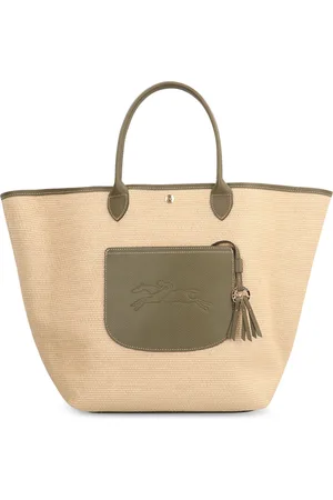 Longchamp Dames, Tassen, , Maat: ONE Size Katoen