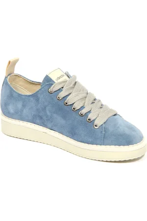 Panchic Dames, Schoenen, Blauw, Maat: 35 EU Suède