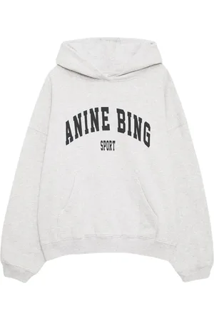 ANINE BING Dames, Sweatshirts & Hoodies, Grijs, Maat: 2XS Katoen