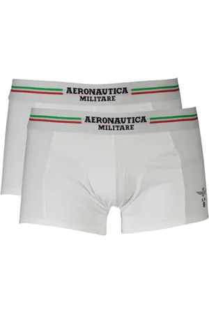 Aeronautica Militare Heren, Ondergoed, Wit, Maat: L Katoen