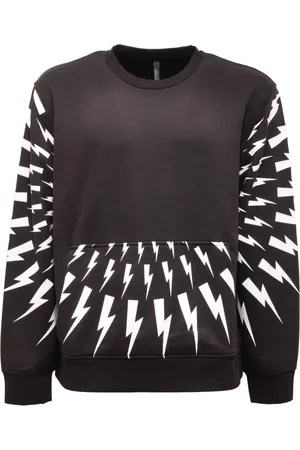 Neil Barrett Heren, Sweatshirts & Hoodies, Zwart, Maat: XL