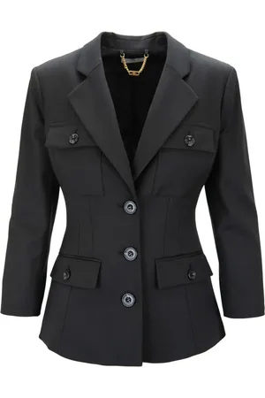 Elisabetta Franchi Dames, Jassen, Zwart, Maat: XS Wol