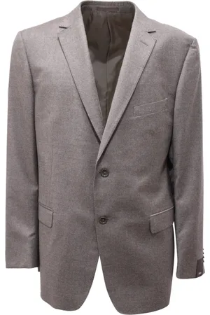 Ermenegildo Zegna Heren, Jassen, Grijs, Maat: 3XL Wol
