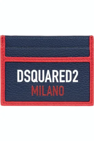 Dsquared2 Heren, Accessoires, Blauw, Maat: ONE Size Leer