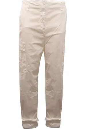 Pinko Dames, Broeken, Wit, Maat: M