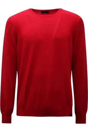 FAY Heren, Truien, Rood, Maat: L Wol
