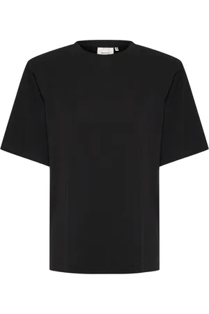 Gestuz Dames, Tops, Zwart, Maat: XL Katoen