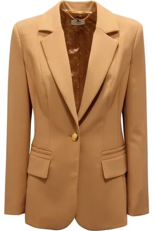 Elisabetta Franchi Dames, Jassen, , Maat: M Leer