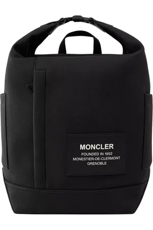 Moncler Heren, Tassen, Zwart, Maat: ONE Size Katoen