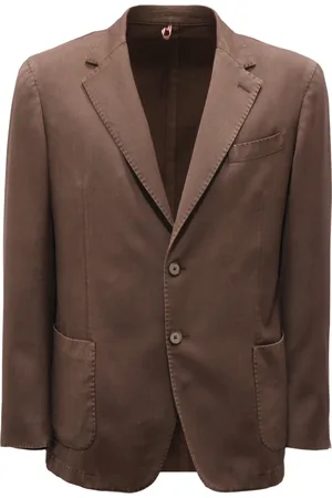 Biagio Santaniello Heren, Jassen, Bruin, Maat: XL Wol