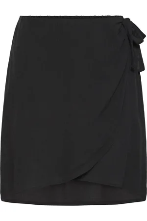 Ichi Dames, Rokken, Zwart, Maat: L Viscose