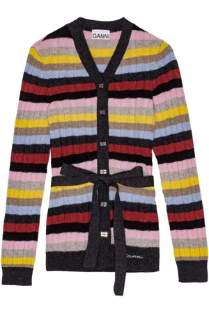 Ganni Dames, Truien, Veelkleurig, Maat: M Wol