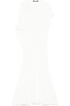 Jacquemus Dames, Jurken, Wit, Maat: M