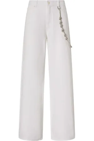 Pinko Dames, Jeans, Wit, Maat: W29 Katoen