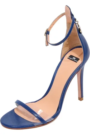 Elisabetta Franchi Dames, Schoenen, Blauw, Maat: 35 EU