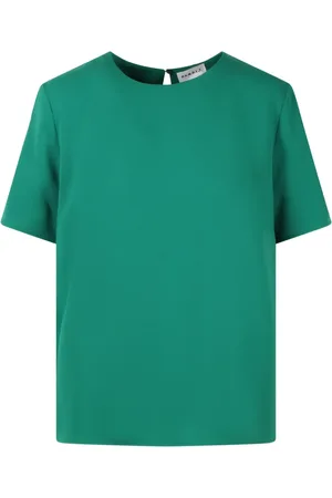 P.A.R.O.S.H. Dames, Tops, Groen, Maat: M Poliester