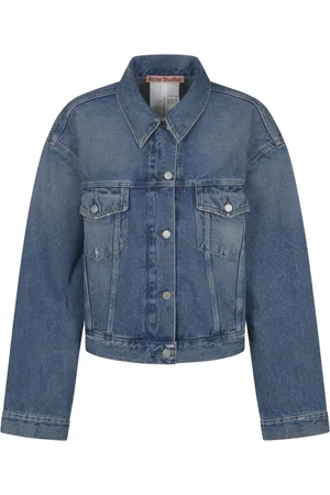 Acne Studios Dames, Jassen, Blauw, Maat: S Denim