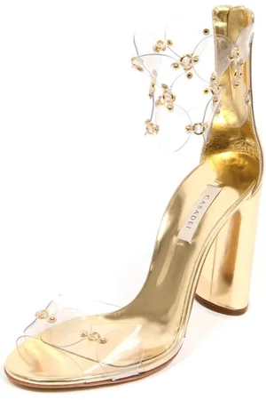 Casadei Dames, Schoenen, Geel, Maat: 39 1/2 EU Vinyl