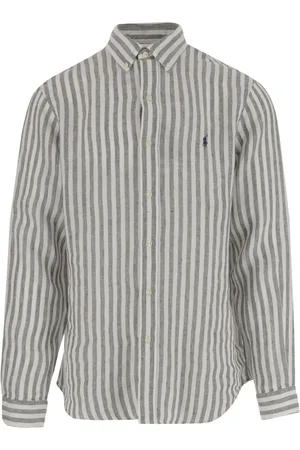 Ralph Lauren Heren, Overhemden, Groen, Maat: XL Linnen