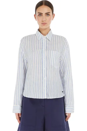 Max Mara Dames, Blouses & Shirts, Blauw, Maat: XS