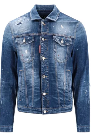 Dsquared2 Heren, Jassen, Blauw, Maat: L Katoen