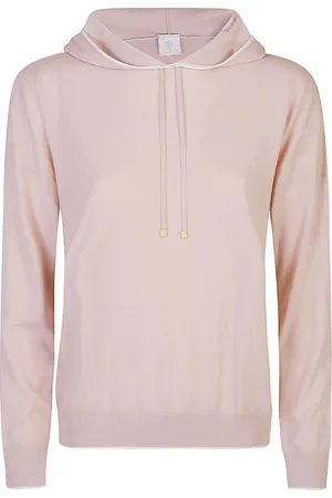 ELEVENTY Dames, Sweatshirts & Hoodies, Roze, Maat: XL Wol