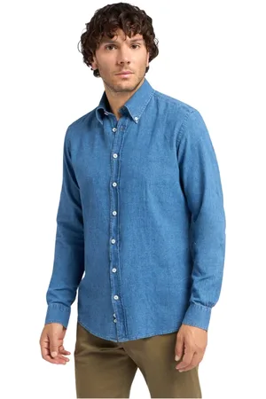 Brooks Brothers Heren, Overhemden, Blauw, Maat: 2XL Katoen