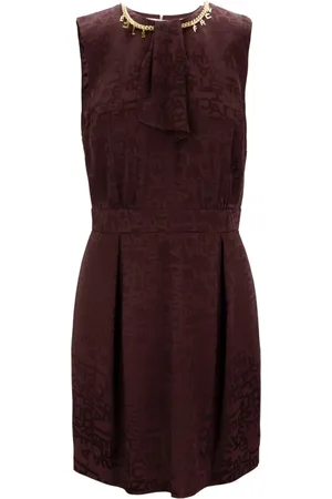 Elisabetta Franchi Dames, Jurken, Rood, Maat: XL Viscose