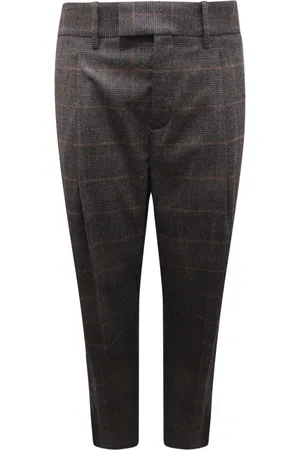 Neil Barrett Heren, Broeken, Grijs, Maat: XL Wol