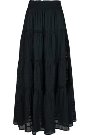 Neo Noir Dames, Rokken, Blauw, Maat: XL Katoen