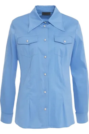 Liu Jo Dames, Blouses & Shirts, Blauw, Maat: XS