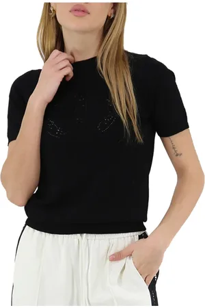Twin-Set Dames, Truien, Zwart, Maat: L Viscose
