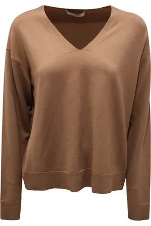 Max Mara Dames, Truien, Bruin, Maat: M Wol