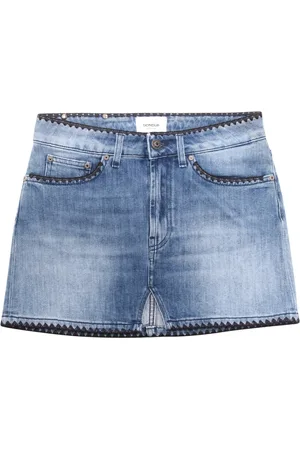 Dondup Dames, Rokken, Blauw, Maat: W29 Denim