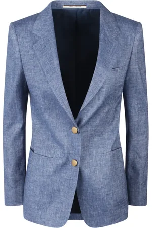 TAGLIATORE Dames, Jassen, Blauw, Maat: XS Linnen