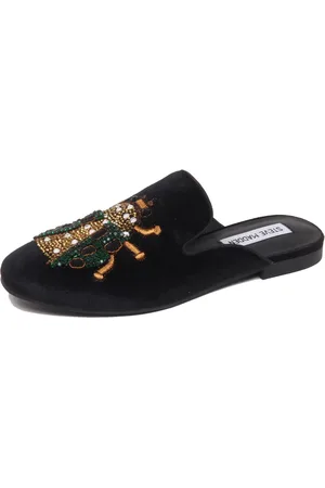 Steve Madden Dames, Schoenen, Zwart, Maat: 35 1/2 EU Velours