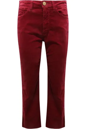 Masons Dames, Broeken, Rood, Maat: W30 Velours