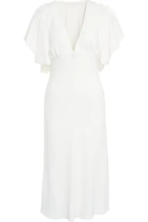 Elisabetta Franchi Dames, Jurken, Wit, Maat: L