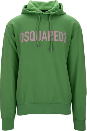 Dsquared2 Heren, Sweatshirts & Hoodies, Groen, Maat: L Katoen