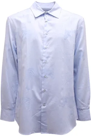 Etro Heren, Overhemden, Blauw, Maat: 2XL Katoen