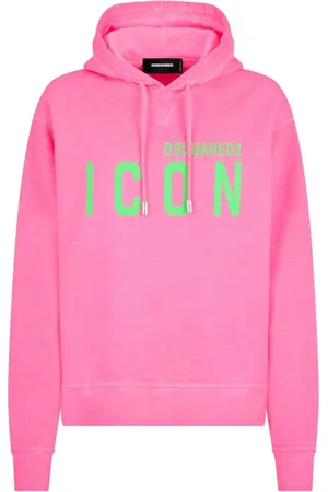 Dsquared2 Dames, Sweatshirts & Hoodies, Roze, Maat: M Katoen