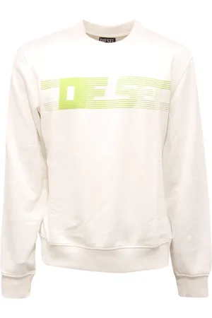 Diesel Heren, Sweatshirts & Hoodies, Wit, Maat: M