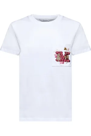 Max Mara Dames, Tops, Wit, Maat: S Katoen