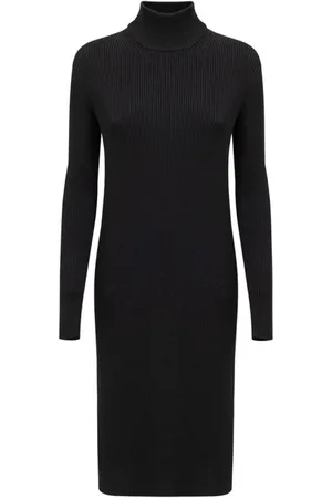 Bottega Veneta Dames, Jurken, Zwart, Maat: XS Wol