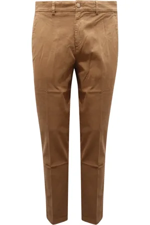 CRUNA Heren, Broeken, Bruin, Maat: XS