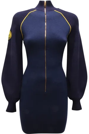 Elisabetta Franchi Dames, Jurken, Blauw, Maat: S