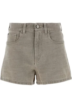 Fendi Dames, Korte broeken, Grijs, Maat: S Denim