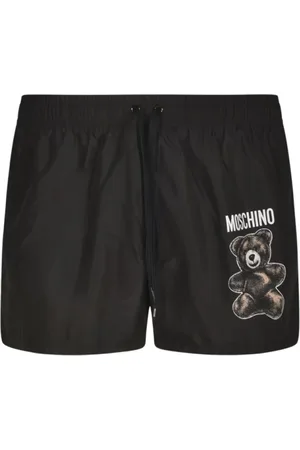 Moschino Heren, Badkleding, Zwart, Maat: XL Nylon
