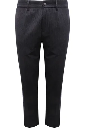 BROOKSFIELD Heren, Broeken, Blauw, Maat: XL Wol