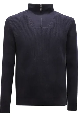 ALPHA STUDIO Heren, Truien, Blauw, Maat: L Wol